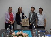 Discussions on Postgraduate training cooperation with the University of Canterbury, New Zealand kicked off...