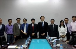 Welcoming the delegation from the National Dong Hwa University, Taiwan