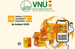 QS by Subject 2025: VNU Scores Multiple Subject Rankings in the World’s Top 400–500 Range