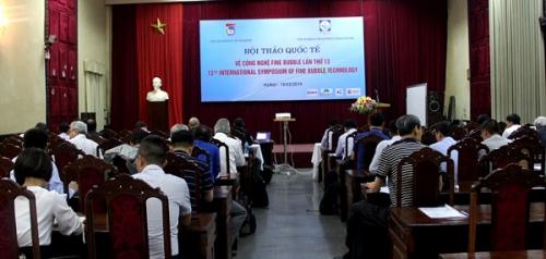 VNU University of Science hosted “The 13th International Symposium of Fine Bubble Technology – Hanoi 2019”.