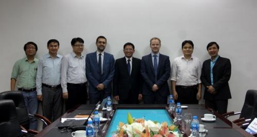 Welcoming delegation from KU Leuven University, Belgium