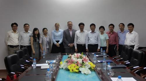 Welcoming the delegation from the Arizona State University (ASU), USA