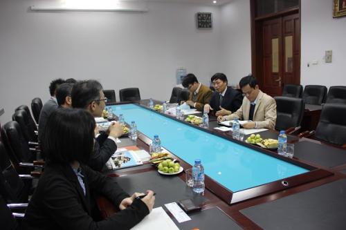 Welcoming the delegation from Saga University, Japan